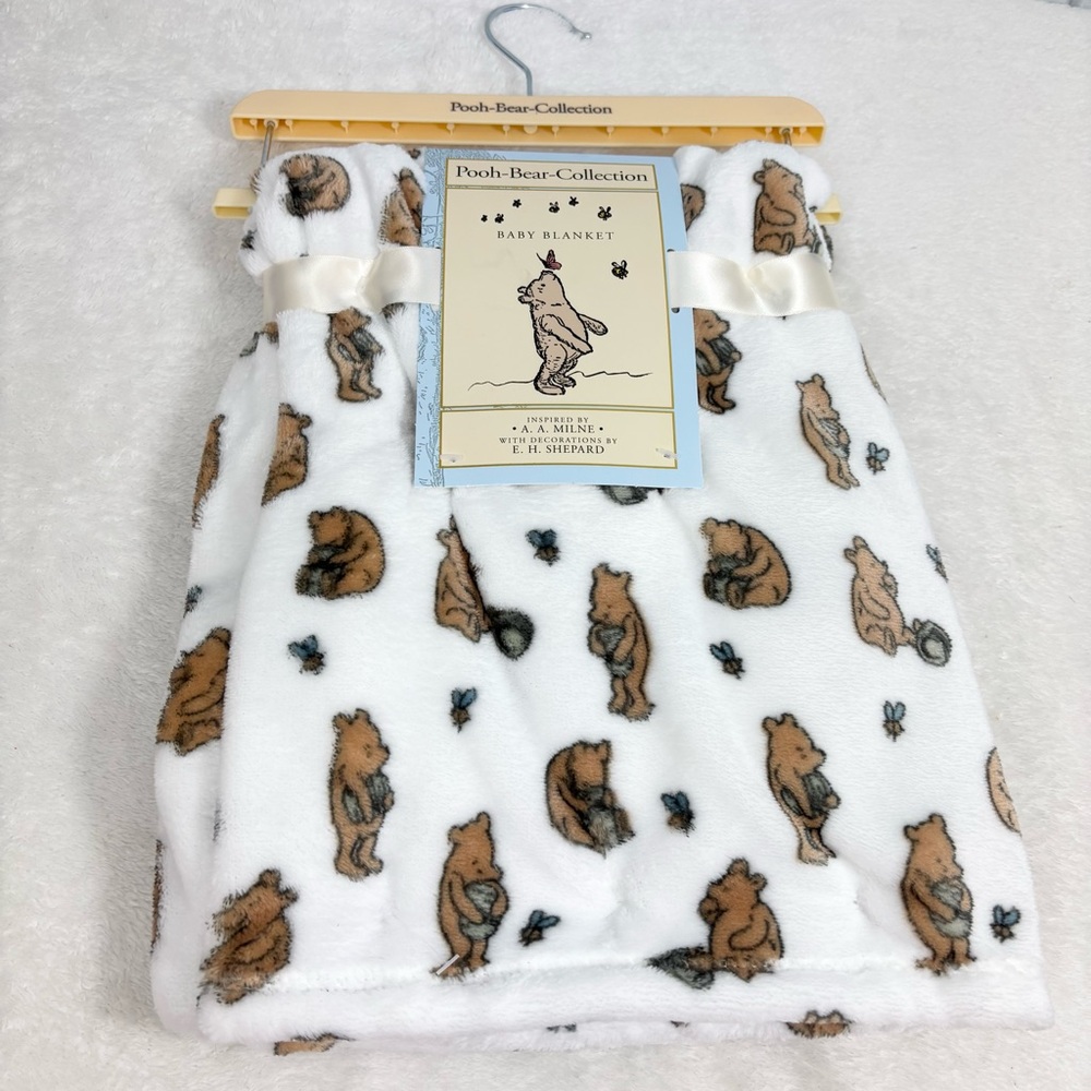 Pooh Bear Collection Baby Blanket/ Baby Shower Gift Idea / New‎ Born Gifts